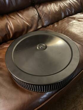 A140eb K&n 14 Inch X3 Black Round Air Cleaner Assembly Recessed Base Washable Filter