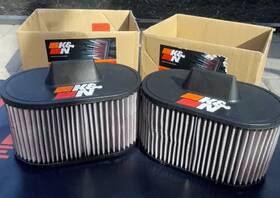 K&n Filters 256182906503 Pair Fits 2014-2024 Maserati Ghibli Quattroporte Levante 20 Hp
