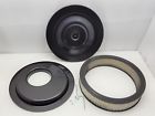 K7112bheibk K2148tb K7114 Key Rod Kustom Round Black Air Cleaner Assembly Kit Off