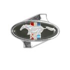 M9697c Mustangs Unlimited Air Cleaner Wing Nut Chrome Running Horse
