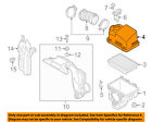 Pela133axa Mazda Oem Air Cleaner Box Housing Lid Top Cover