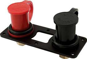 57-718 Quickcar Racing Products Battery Charging Posts Pair With Flat Mnt Brkt