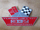 Reproduction Corvette New Air Cleaner Decal Horsepower Unknown Aftermarket