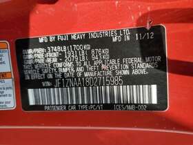 319-67479 Scion Air Cleaner Automatic Transmission Fits 13-20 Br-z