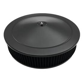 Ss143bbk Spp Air Cleaner Washable Filter 14 X 3 Round Holley Edelbrock Aed Rochester Blac