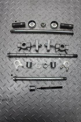 7810582 Yamaha 2012 Fz6r Front Axle/rear Axle/swingarm Axle