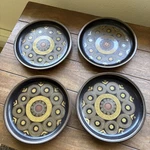 Denby Brown 6.5 Bread Plate Samarkand Mcm Set Of 4. Fixed Price $18.20.