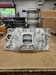 Vintage Edelbrock C3BX Small Block Chevy Aluminum Intake Manifold 60'S-70'S Sbc. Fixed Price $195.00.