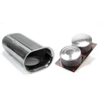 Blower Drive Service Polished Aluminum Dual Carb Scoop W/air Filters- SC-9001. Fixed Price $541.79.