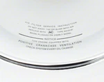 66-69 Air Cleaner Lid 14 Open Element Chromecurved Imprint Verbiage Gm Licensed. Fixed Price $101.18.