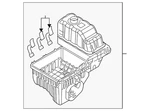 Genuine Ford Air Filter Housing 9L3Z-8A080-A. Fixed Price $135.16.