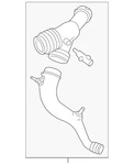 Genuine Ford Engine Air Intake Hose JL3Z-9C623-B. Fixed Price $299.97.