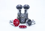 Fiat Weber Velocity Stack Air Filters For Side Draft Carburetors. Fixed Price $107.50.
