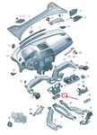 New Audi Q3 Hvac Air Duct Adapter 8U0819945 Original. Fixed Price $27.68.