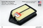 2013-2017 New Oem Honda Accord Air Filter Cleaner 17220-5A2-A00 Genuine 2.4L. Fixed Price $25.00.