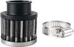 Universal 1" 25MM Inlet High Flow Air Intake Filter With Color: Carbon Fiber. Fixed Price $13.99.