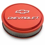 Proform 141-831 Inch Air Cleaner Kit Alunimum Chevy Orange Emblems. Fixed Price $186.28.