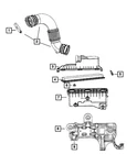 Genuine Mopar Air Cleaner Bracket 4891638AB. Fixed Price $50.24.