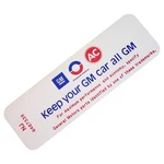 68 69 70 71 72 Factory Oldsmobile Air Cleaner Base Decal Keep Your Gm Car All. Fixed Price $18.00.