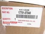 Genuine Oem Toyota 17701-0T040 Lower Air Cleaner Filter Box 2009-2019 Corolla. Fixed Price $110.89.