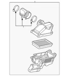 Genuine Nissan Air Filter And Housing Assembly 16500-9KA0A. Fixed Price $308.17.
