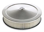 Trans-dapt Performance Chrome Air Cleaner 14" Dia Round White Paper Element 2463. Fixed Price $123.98.