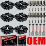 6X Brand Ignition Coil & Spark Plug Wire For Mercedes-benz C240 C320 E320 3.2L. Fixed Price $127.48.