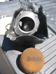 2000 2001 Honda CR250 Oem Air Cleaner Box Case Housing W/ Billet Loud Mouth Assy. Fixed Price $220.00.