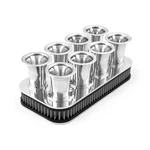 Special Edition Aluminum Air Cleaner W/ Element Stack Downdraft Look. Fixed Price $310.21.