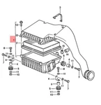 Genuine Porsche 944 Air Filter 95111002102. Fixed Price $694.20.