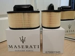 Maserati Air Filter Geniune Part 670001545 M156 Quattroporte. Fixed Price $230.00.