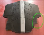 Mercedes-benz Engine Air Intake Cover Assy 113-090-02-01 For CLK430 99-03. Fixed Price $84.44.