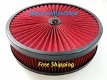 14X3 Air Cleaner Washable Filter & Top Fits Edelbrock Holley Quadrajet Carbs New. Fixed Price $87.50.