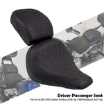 Front Driver Seat Rear Red Stitching For Harley Softail Fatboy Flfb 18+. Fixed Price $145.99.