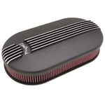 Edelbrock Air Cleaner Assembly 41193; Classic Black Aluminum Oval For 2 X 4BBL. Fixed Price $292.95.
