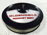 Oldsmobile Air Cleaner Edelbrock Carburetor Rocket 350 Performance Black. Fixed Price $79.95.