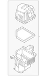 Genuine Nissan Air Filter And Housing Assembly 16500-6LY0A. Fixed Price $280.07.