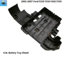 4C3410B711AA 03-07 Ford F250 F350 F450 6.0L Diesel Air Intake Box Battery Tray. Fixed Price $119.00.