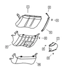 Genuine Mopar Fuel Tank Strap 52100216. Fixed Price $58.10.