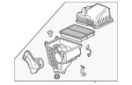 Genuine Mazda Air Filter And Housing Assembly PE07-13-320E. Fixed Price $296.45.