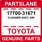 17700-31671 Toyota Oem Genuine Cleaner Assy, Air. Fixed Price $473.86.