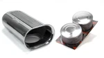 Blower Drive Service Polished Aluminum Dual Carb Scoop W/air Filters. Fixed Price $511.66.