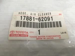 Genuine Oem Toyota 17881-62091 Air Cleaner Hose Intake 96-99 4RUNNER 95-04TACOMA. Fixed Price $152.24.