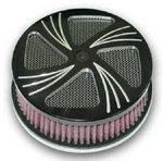 Hi-flow Air Cleaner Sidewinder Black 5 7/8" Round Hd Harley Sportster Big Twin. Fixed Price $89.98.