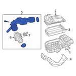 For Jeep Wrangler 2019-2023 68409874AB Rear Engine Air Intake Hose. Fixed Price $140.81.