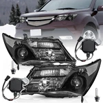 Hid Ballast Black Headlights For 2007-2013 Acura Mdx W/o Adaptive. Fixed Price $342.99.