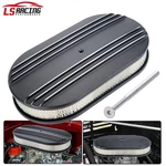 Oval Half Finned Polished Aluminum Air Cleaner With Washable Filter, 15 X 2 Inch. Fixed Price $47.50.