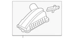 Genuine Ford 2005-2008 Air Filter Housing F-250 Super Duty Cover 6L3Z-9661-AA. Fixed Price $238.94.