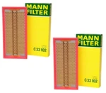 Mann Set Pair Of Engine Filters For Mercedes W140 W124 R129 1992-1999. Fixed Price $40.96.