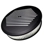 Billet Specialties Ball Milled Black Aluminum Air Cleaner,large ROUND,14",FILTER. Fixed Price $271.95.